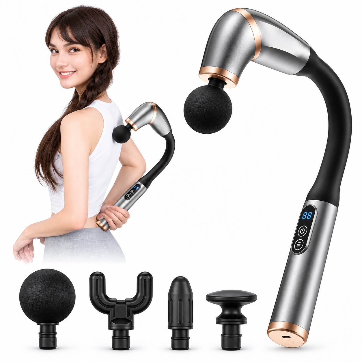 Neck Gun Body Massager
